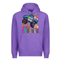Purple Egg Crusher Premium Hoodie - BundleAndBundleShop