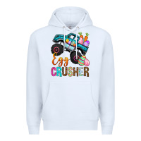 White Egg Crusher Premium Hoodie - BundleAndBundleShop