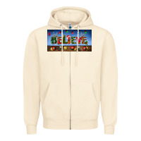 Sandshell christmas believe license plate Zipper Hoodie - BundleAndBundleShop