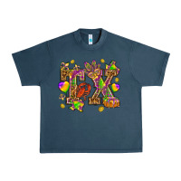 Midnight Navy Texas Mardi Gras Urban Heavy Tee - NancyCooperArtShop
