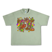 Oil Green Texas Mardi Gras Urban Heavy Tee - NancyCooperArtShop