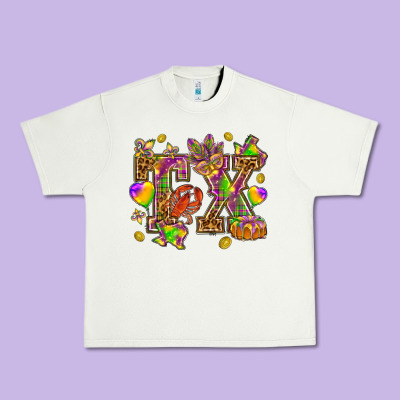 Texas Mardi Gras Urban Heavy Tee Designed By Nancycooperartshop