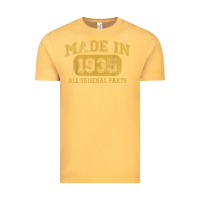Made In 1935 87th Birthday Gifts 87 Year Old Birthday T-shirt Vintage Tee | Teevron