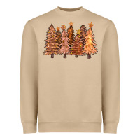 Melanin Christmas Trees With Lights Heavyweight Sweatshirt | Teevron