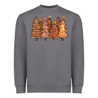 Storm melanin christmas trees with lights Heavyweight Sweatshirt - FaDigitalArtStudio