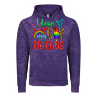 Cloud Purple I love my gay friends Vintage Hoodie - NancyCooperArtShop