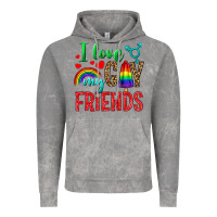 Cloud Rock I love my gay friends Vintage Hoodie - NancyCooperArtShop