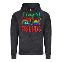 Vintage Black I love my gay friends Vintage Hoodie - NancyCooperArtShop