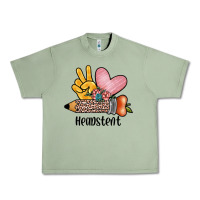 Oil Green peace love headstent Urban Heavy Tee - JahusDesignShop