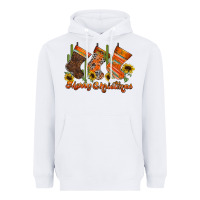 White western Christmas Heavyweight Hoodie - CowhideDigitalArt
