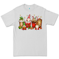 Dove Grey Christmas gnomes coffee cups Premium Tee - MaliasSmallBusiness