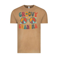 Vintage Camel groovy grandma retro 70s peace sign design grandmother Vintage Tee - longCreatives