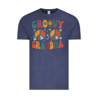 Vintage Denim groovy grandma retro 70s peace sign design grandmother Vintage Tee - longCreatives