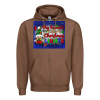 Chestnut my favorite color is Christmas lights Zipper Hoodie - BundleAndBundleShop