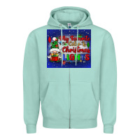 Seafoam my favorite color is Christmas lights Zipper Hoodie - BundleAndBundleShop