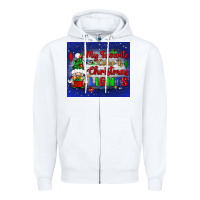 White my favorite color is Christmas lights Zipper Hoodie - BundleAndBundleShop
