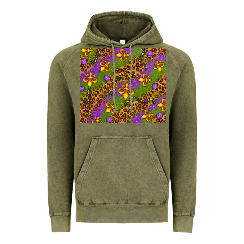 Mardi Gras Vintage Hoodie by NancyCooperArtShop | Teevron