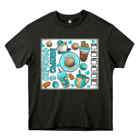 Asphalt cafecito y chisme Heavy Core Tee - MaliasSmallBusiness