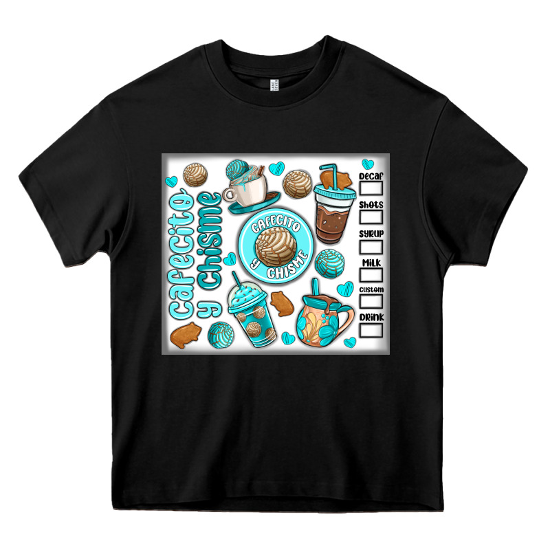 Cafecito Y Chisme Heavy Core Tee by MaliasSmallBusiness | Teevron