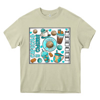 Mossy cafecito y chisme Heavy Core Tee - MaliasSmallBusiness
