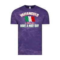 Cloud Purple Vaffanculo Have A Nice Day  Funny Italian Vintage Tee - longCreatives