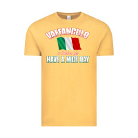 Vintage Mustard Vaffanculo Have A Nice Day  Funny Italian Vintage Tee - longCreatives