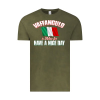Vintage Olive Vaffanculo Have A Nice Day  Funny Italian Vintage Tee - longCreatives