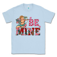 Dusty Blue be mine cupid Classic Tee - RanaPortraitStore