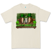 Bone happy st. patrick's day horses with leprechaun hat and bandana Premium Tee - RanaPortraitStore