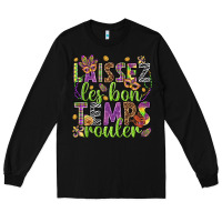 Black Loissez les bon temps rouler Long Sleeve Tee - HowdyJamesFarm