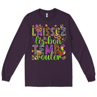 Plum Loissez les bon temps rouler Long Sleeve Tee - HowdyJamesFarm