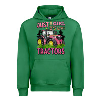 Emerald just a girl who loves tractors Urban Hoodie - BarkalooDesign