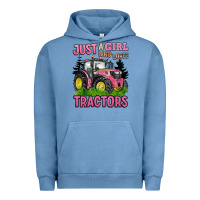 Just A Girl Who Loves Tractors Urban Hoodie | Teevron