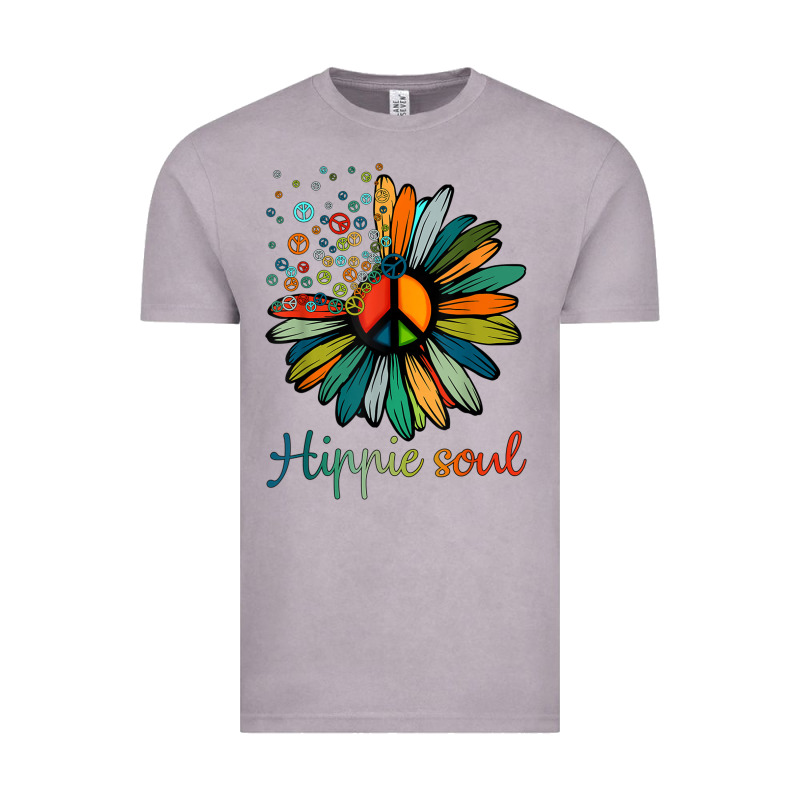 Daisy Peace Sign Hippie Soul Tshirt Flower Lovers Gifts Vintage Tee by longCreatives | Teevron