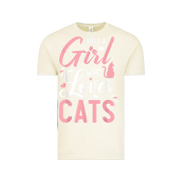 Vintage Arctic just a girl who loves cats cute cat lover gifts Vintage Tee - longCreatives