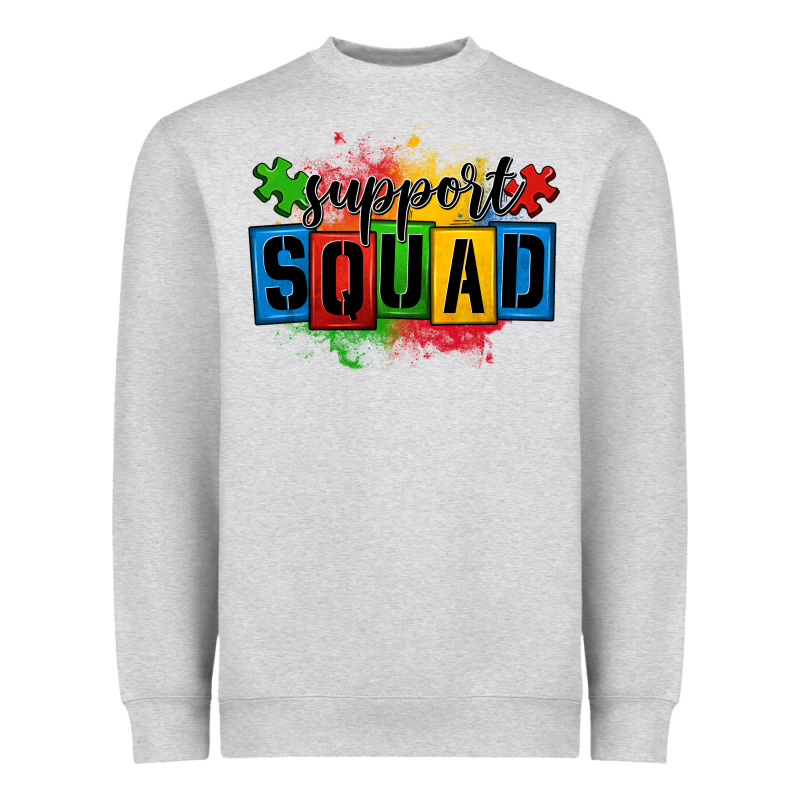 Autism Support Squad Heavyweight Sweatshirt by OliviaCreatesArt | Teevron