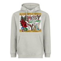 Moon Dust merry christmas y'all Heavyweight Hoodie - CowhideDigitalArt