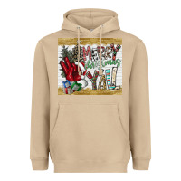 Merry Christmas Y'all Heavyweight Hoodie | Teevron