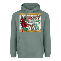 Sage merry christmas y'all Heavyweight Hoodie - CowhideDigitalArt
