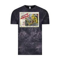 Cloud Black The Time Machine, Time Travel, Retro Movie Poster, Cult Classic, Futur Vintage Tee - longCreatives