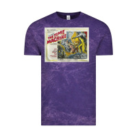 Cloud Purple The Time Machine, Time Travel, Retro Movie Poster, Cult Classic, Futur Vintage Tee - longCreatives