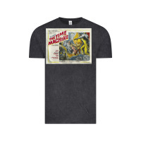 Vintage Black The Time Machine, Time Travel, Retro Movie Poster, Cult Classic, Futur Vintage Tee - longCreatives