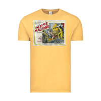 Vintage Mustard The Time Machine, Time Travel, Retro Movie Poster, Cult Classic, Futur Vintage Tee - longCreatives