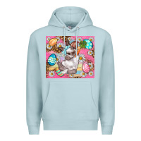 Blue Mist Easter Bunny And Egg With Leopard Pattern Tumbler Premium Hoodie - BundleAndBundleShop