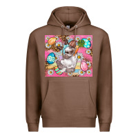 Chestnut Easter Bunny And Egg With Leopard Pattern Tumbler Premium Hoodie - BundleAndBundleShop