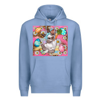 Colony Blue Easter Bunny And Egg With Leopard Pattern Tumbler Premium Hoodie - BundleAndBundleShop