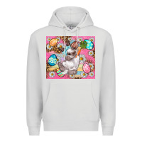 Dove Grey Easter Bunny And Egg With Leopard Pattern Tumbler Premium Hoodie - BundleAndBundleShop
