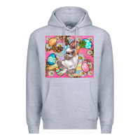 Heather Grey Easter Bunny And Egg With Leopard Pattern Tumbler Premium Hoodie - BundleAndBundleShop