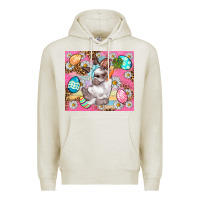 Oatmeal Heather Easter Bunny And Egg With Leopard Pattern Tumbler Premium Hoodie - BundleAndBundleShop