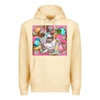 Pina Colada Easter Bunny And Egg With Leopard Pattern Tumbler Premium Hoodie - BundleAndBundleShop
